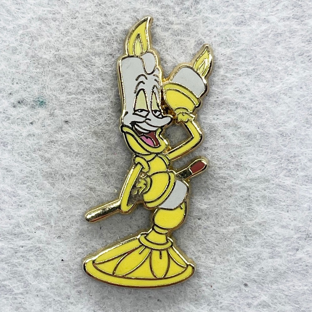 🔮 5/$25 Disney Beauty and the Beast Lumière Pin